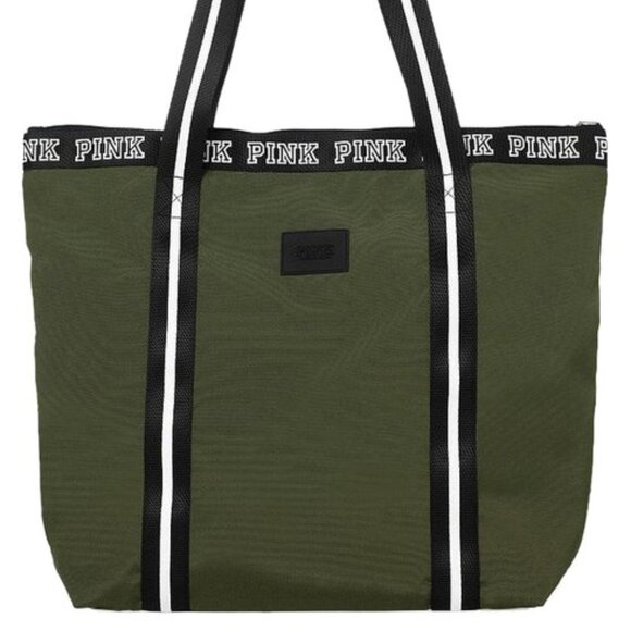 New VS PINK  Zip Tote Shoulder Bag - Picture 4 of 6